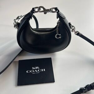 Coach Jonie Black Mini Crossbody Handbag